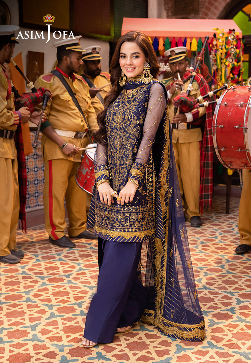 Asim Jofa | Pyaar Diyan Gallan Formals | AJEM-18 - Pakistani Designer Dress - by Asim Jofa | Type: Formal - 100% Original at Saira Sultan