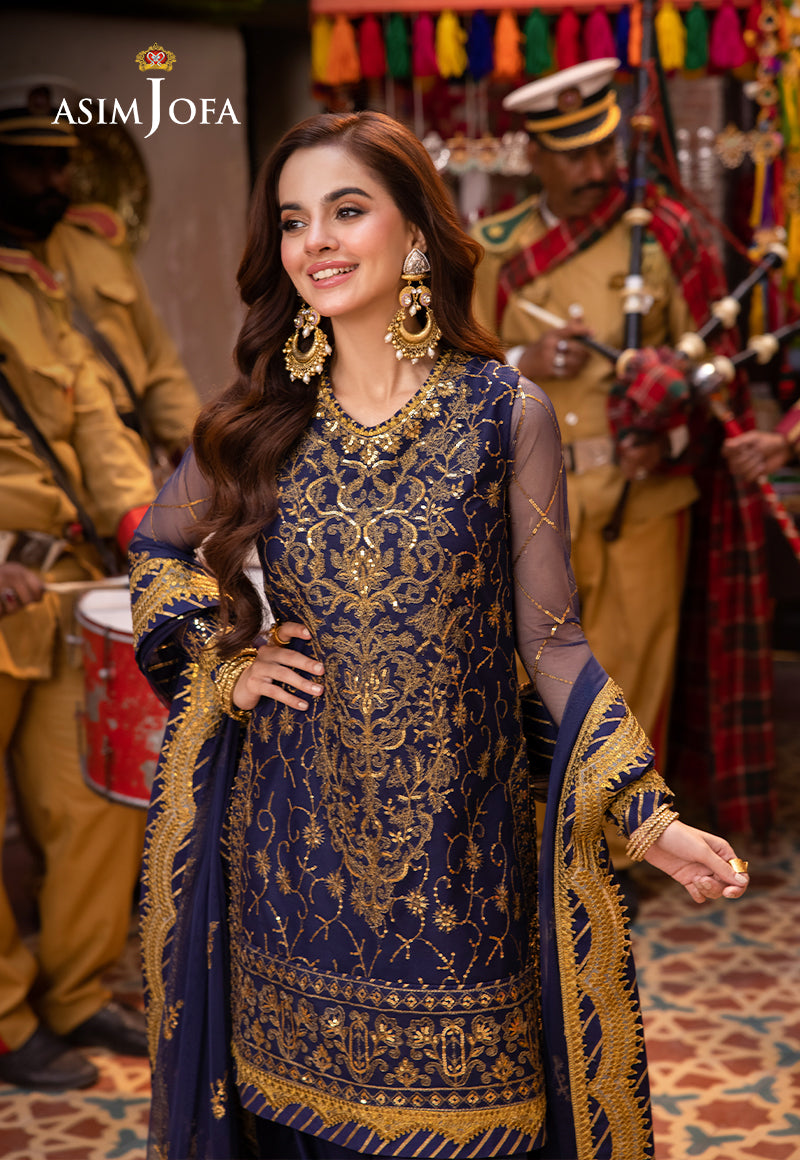 Asim Jofa | Pyaar Diyan Gallan Formals | AJEM-18 - Pakistani Designer Dress - by Asim Jofa | Type: Formal - 100% Original at Saira Sultan