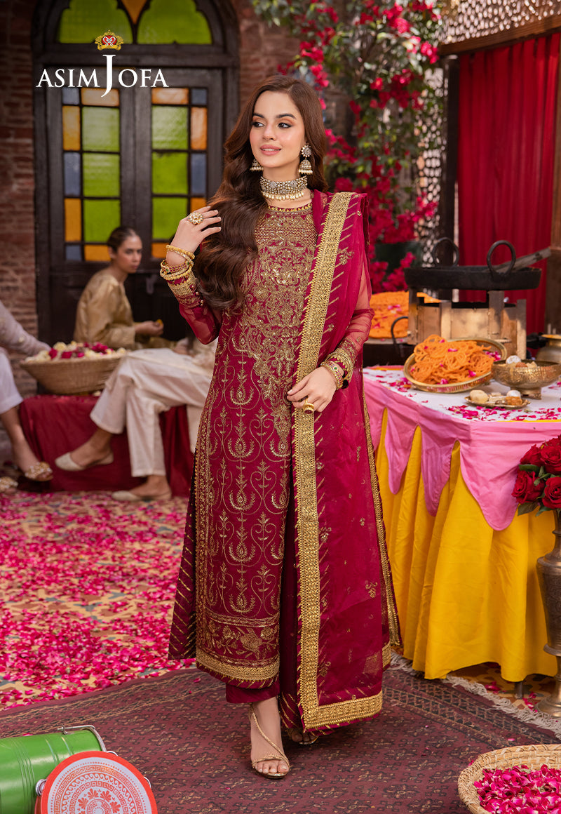 Asim Jofa | Pyaar Diyan Gallan Formals | AJEM-23 - Pakistani Designer Dress - by Asim Jofa | Type: Formal - 100% Original at Saira Sultan