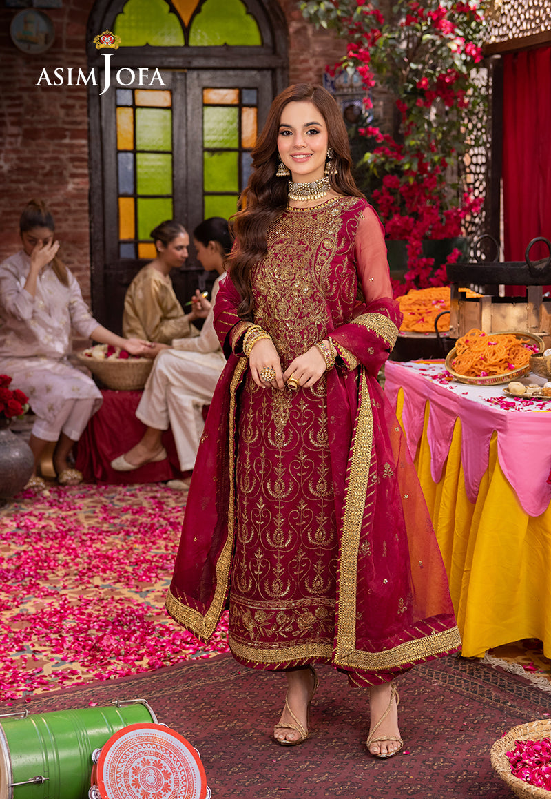 Asim Jofa | Pyaar Diyan Gallan Formals | AJEM-23 - Pakistani Designer Dress - by Asim Jofa | Type: Formal - 100% Original at Saira Sultan