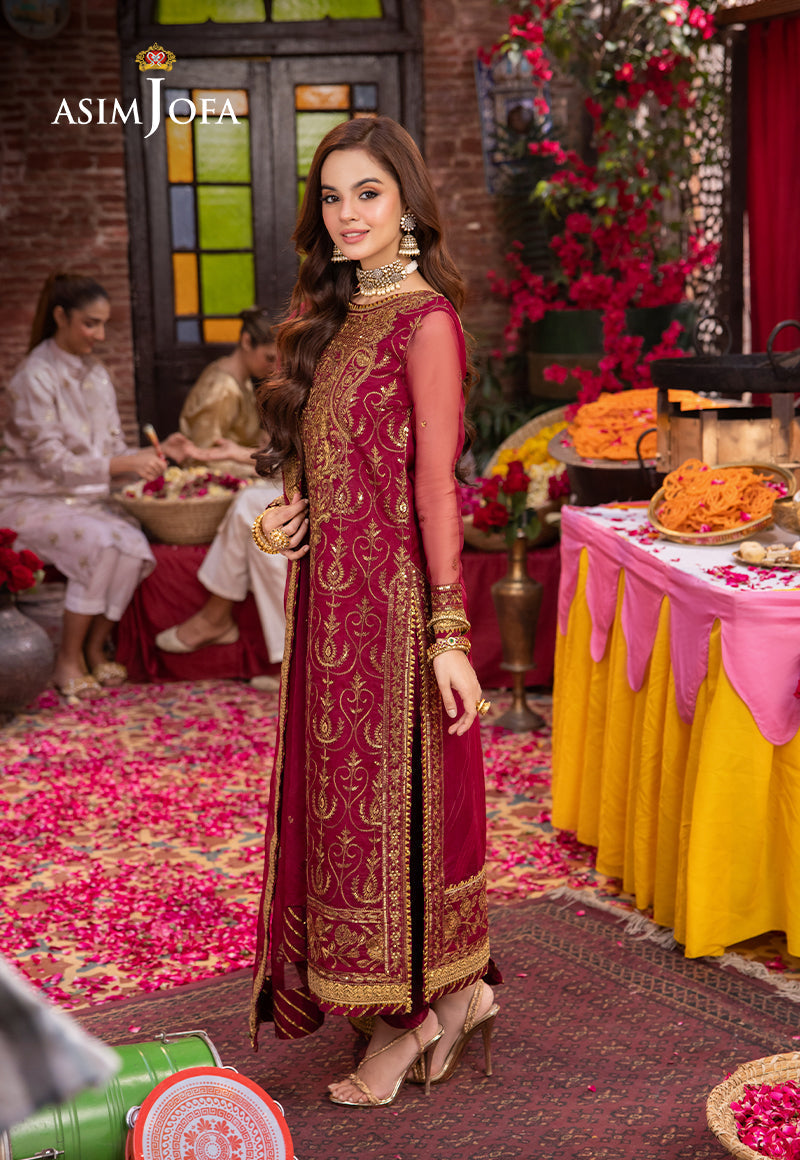 Asim Jofa | Pyaar Diyan Gallan Formals | AJEM-23 - Pakistani Designer Dress - by Asim Jofa | Type: Formal - 100% Original at Saira Sultan