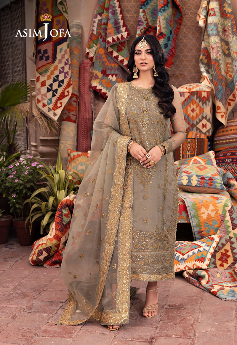 Asim Jofa | Pyaar Diyan Gallan Formals | AJEM-17 - Pakistani Designer Dress - by Asim Jofa | Type: Formal - 100% Original at Saira Sultan