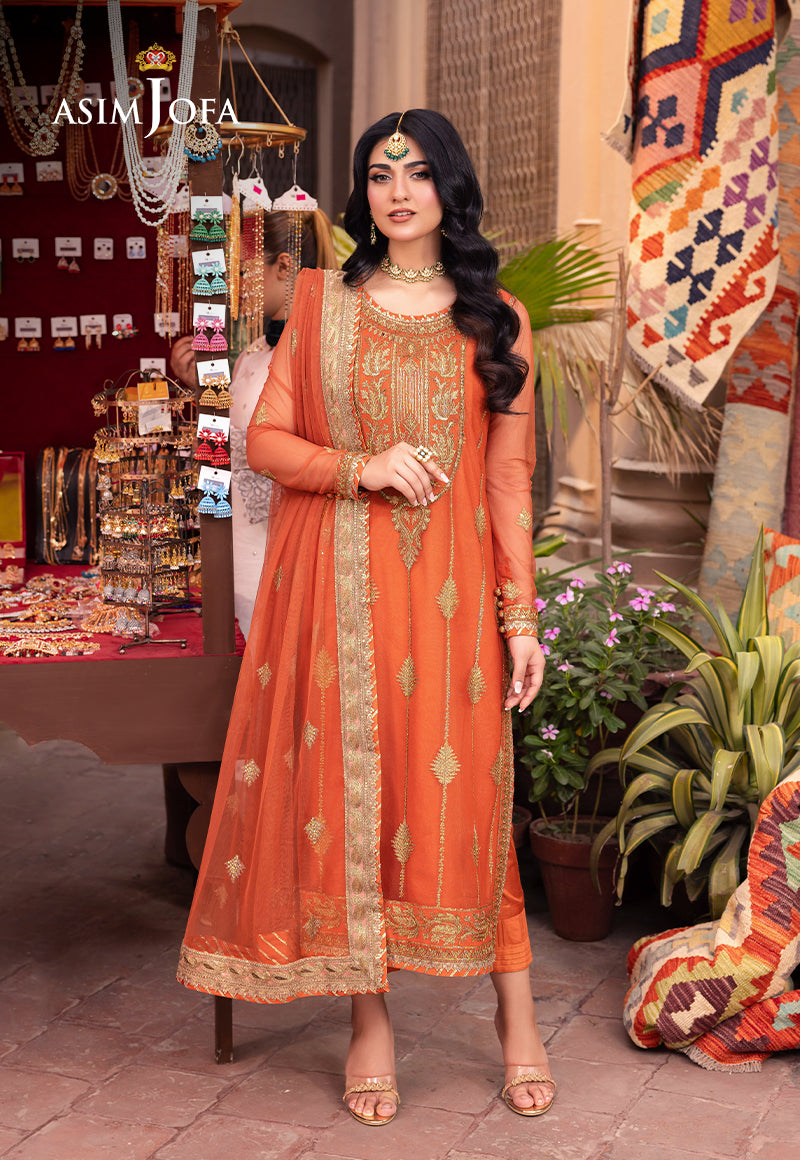 Asim Jofa | Pyaar Diyan Gallan Formals | AJEM-08 - Pakistani Designer Dress - by Asim Jofa | Type: Formal - 100% Original at Saira Sultan