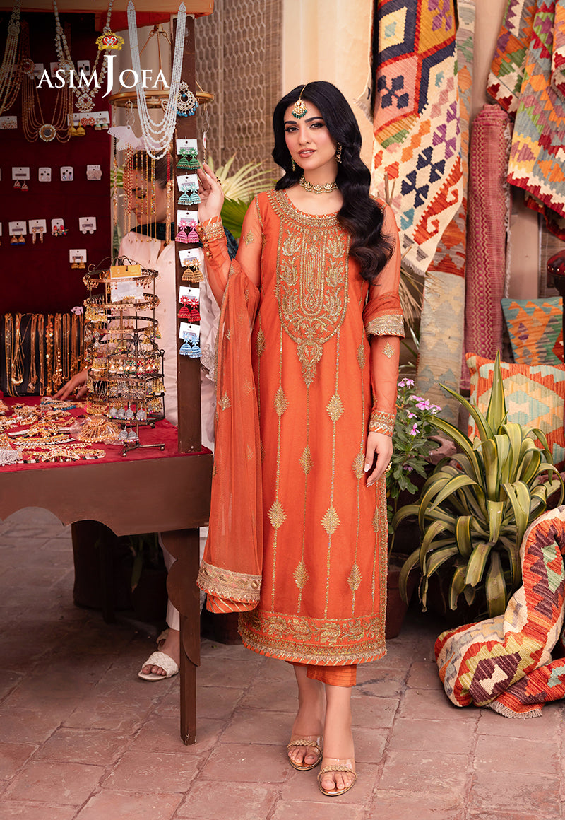 Asim Jofa | Pyaar Diyan Gallan Formals | AJEM-08 - Pakistani Designer Dress - by Asim Jofa | Type: Formal - 100% Original at Saira Sultan