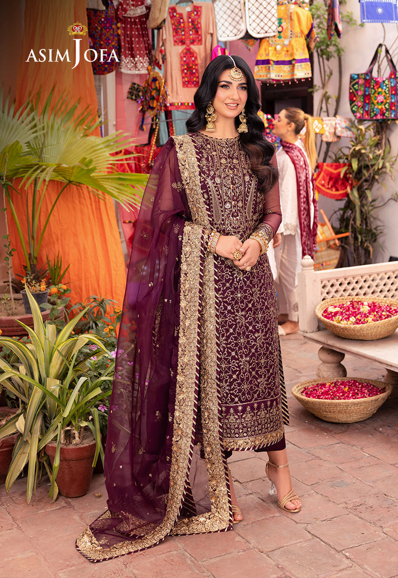 Asim Jofa | Pyaar Diyan Gallan Formals | AJEM-24 - Pakistani Designer Dress - by Asim Jofa | Type: Formal - 100% Original at Saira Sultan