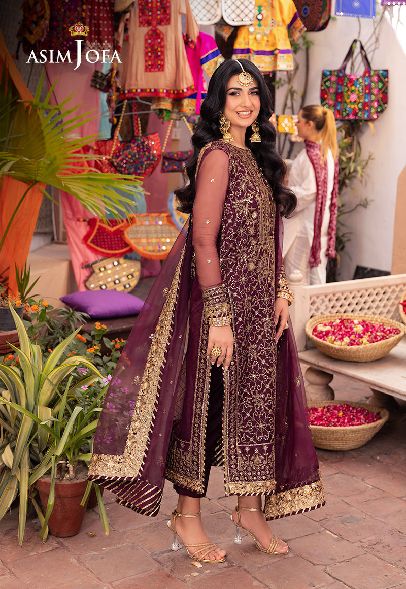 Asim Jofa | Pyaar Diyan Gallan Formals | AJEM-24 - Pakistani Designer Dress - by Asim Jofa | Type: Formal - 100% Original at Saira Sultan