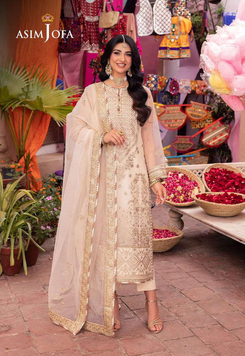 Asim Jofa | Pyaar Diyan Gallan Formals | AJEM-11 - Pakistani Designer Dress - by Asim Jofa | Type: Formal - 100% Original at Saira Sultan