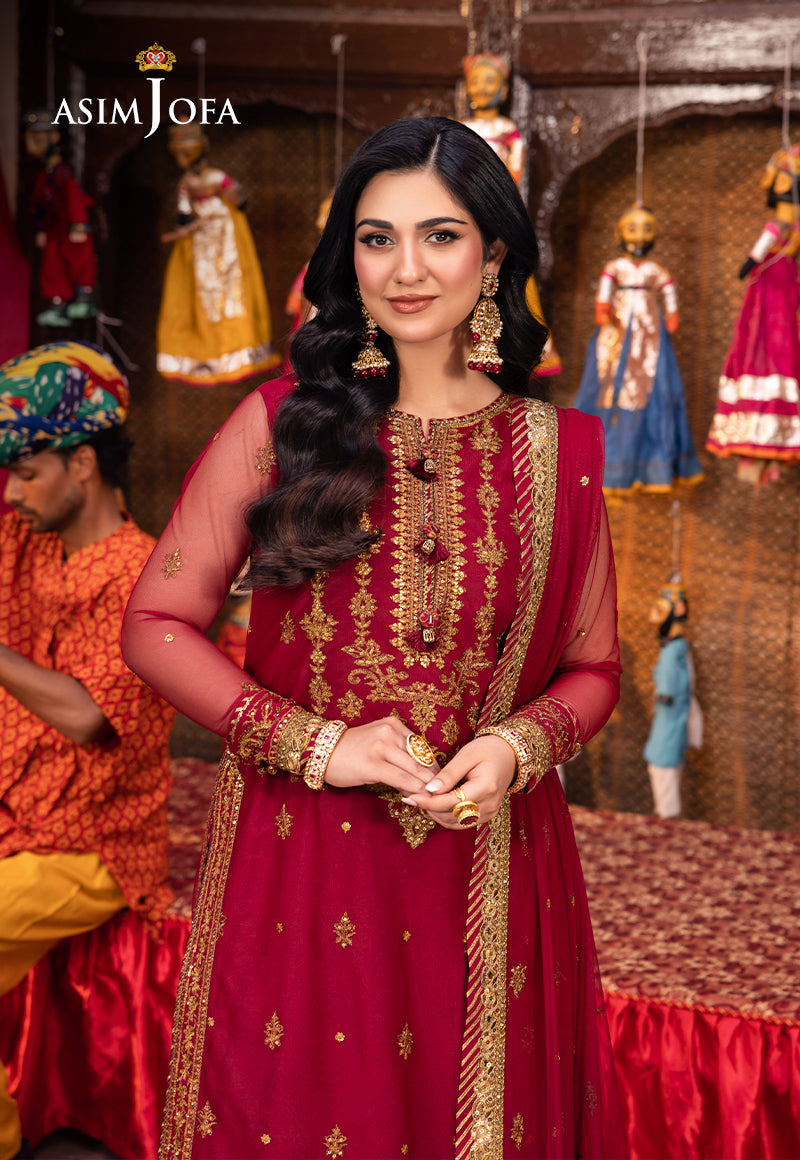 Asim Jofa | Pyaar Diyan Gallan Formals | AJEM-19 - Pakistani Designer Dress - by Asim Jofa | Type: Formal - 100% Original at Saira Sultan