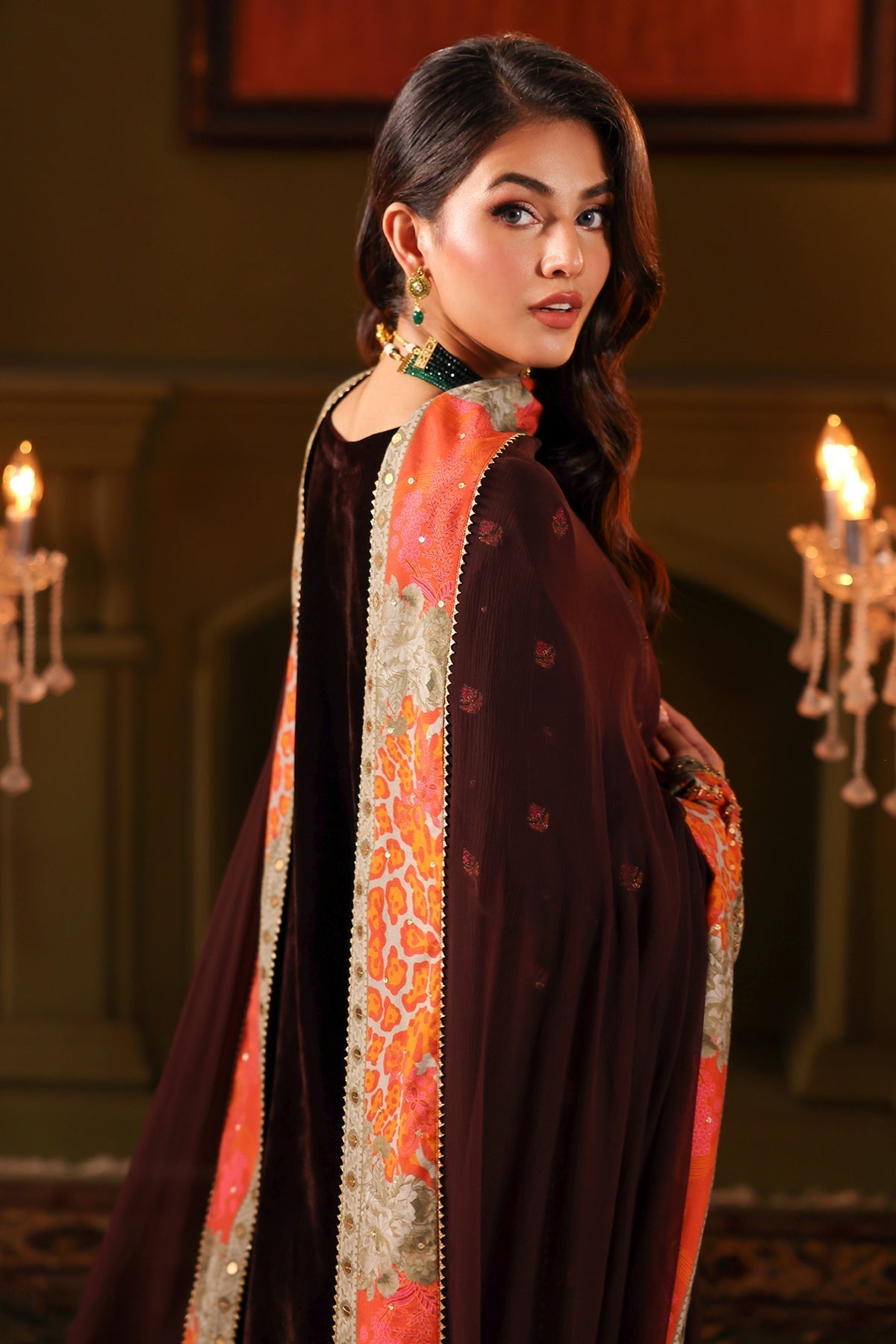 Charizma | Signora Velvet | VELVET CVT4-11 S Dark Brown Velvet