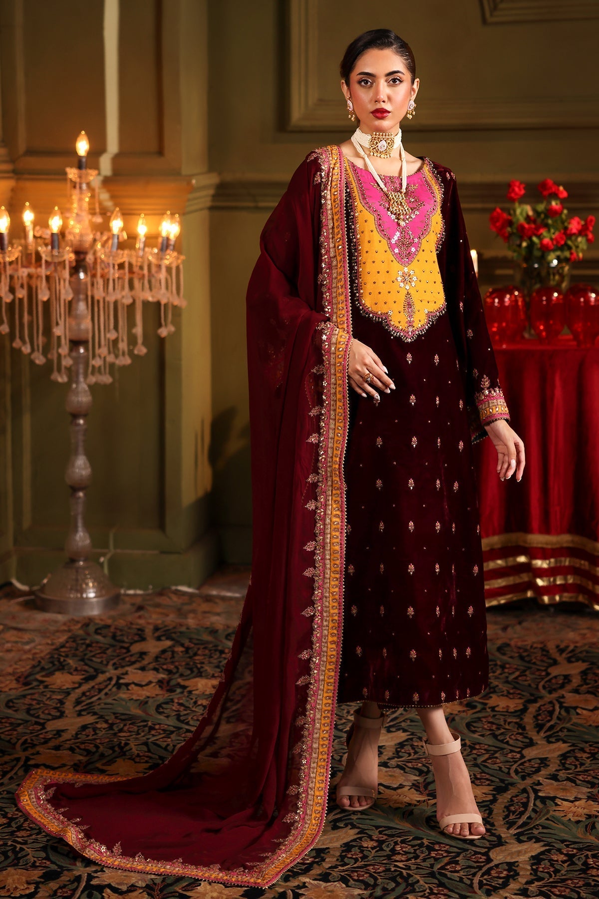Charizma | Signora Velvet | VELVET CVT4-12 XS Maroon Velvet