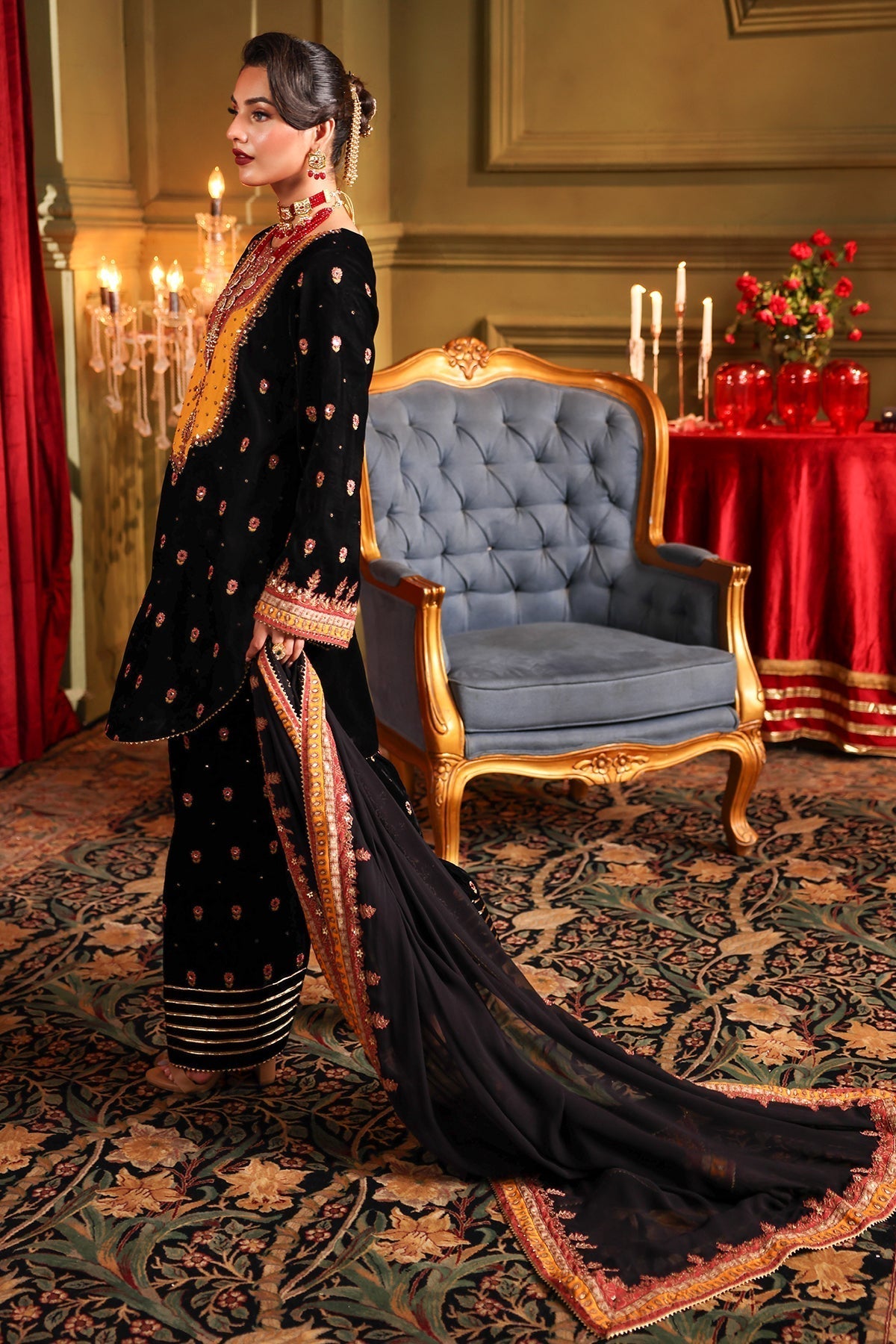 Charizma | Signora Velvet | VELVET CVT4-14 Custom Size Black Velvet