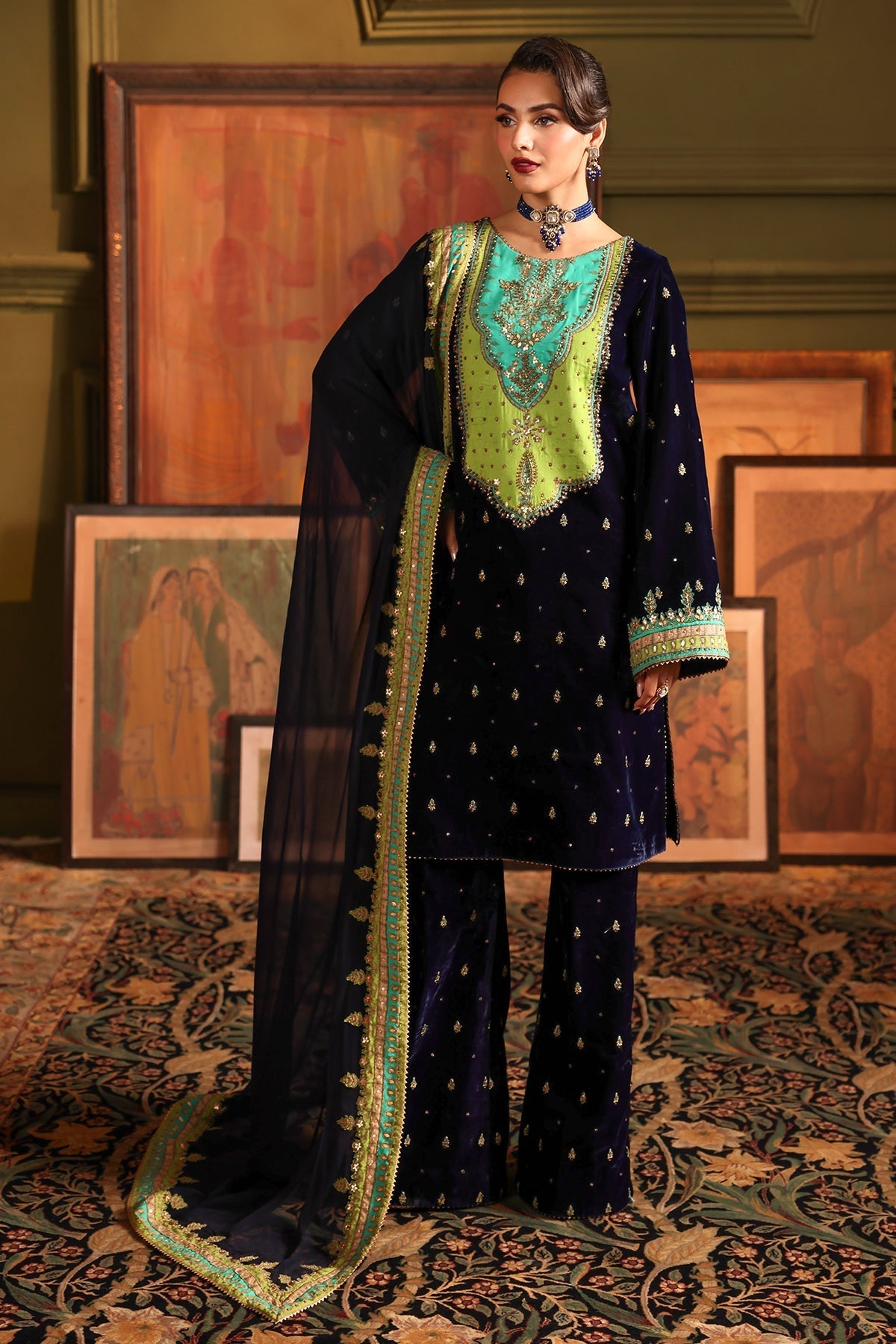 Charizma | Signora Velvet | VELVET CVT4-15 XS Royal Blue Velvet