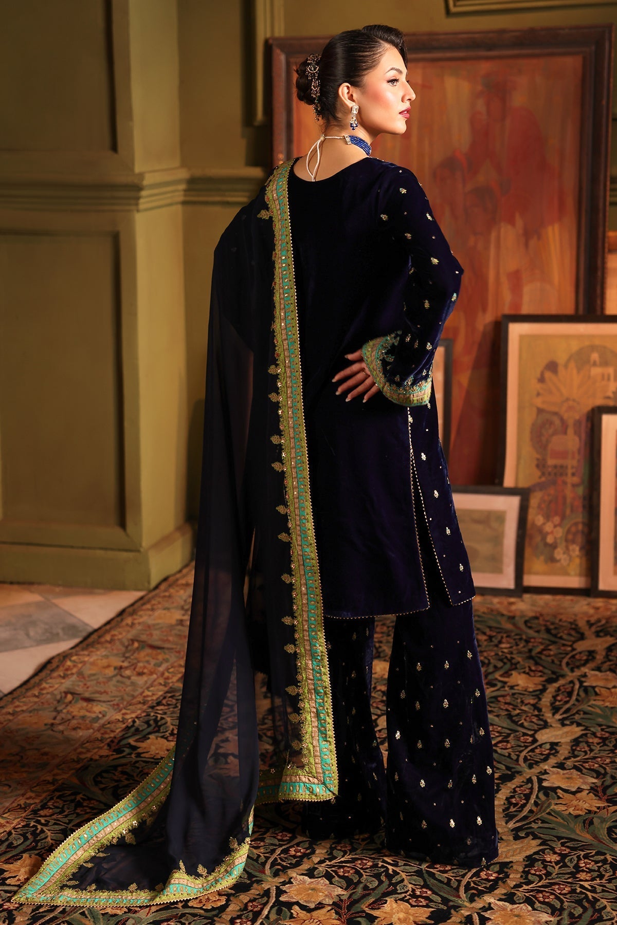 Charizma | Signora Velvet | VELVET CVT4-15 S Royal Blue Velvet