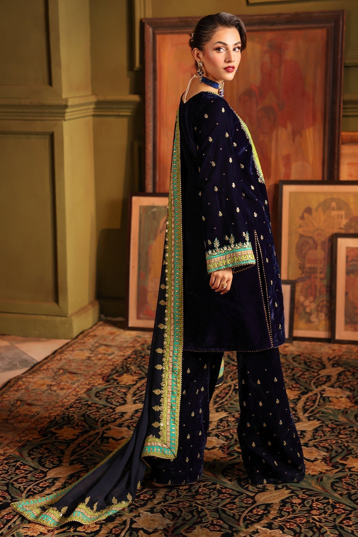 Charizma | Signora Velvet | VELVET CVT4-15 XL Royal Blue Velvet