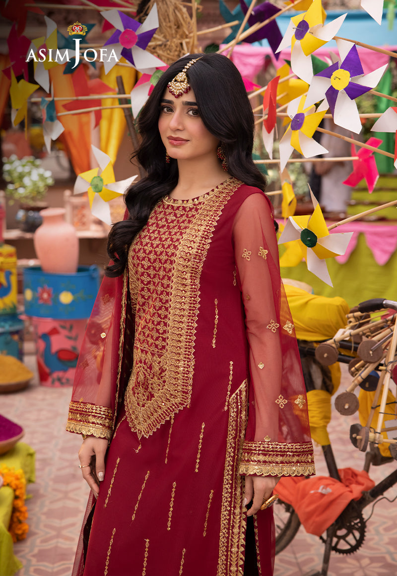Asim Jofa | Pyaar Diyan Gallan Formals | AJEM-10 - Pakistani Designer Dress - by Asim Jofa | Type: Formal - 100% Original at Saira Sultan