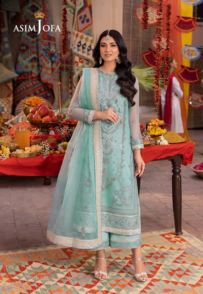Asim Jofa | Pyaar Diyan Gallan Formals | AJEM-21 - Pakistani Designer Dress - by Asim jofa | Type: Formal - 100% Original at Saira Sultan
