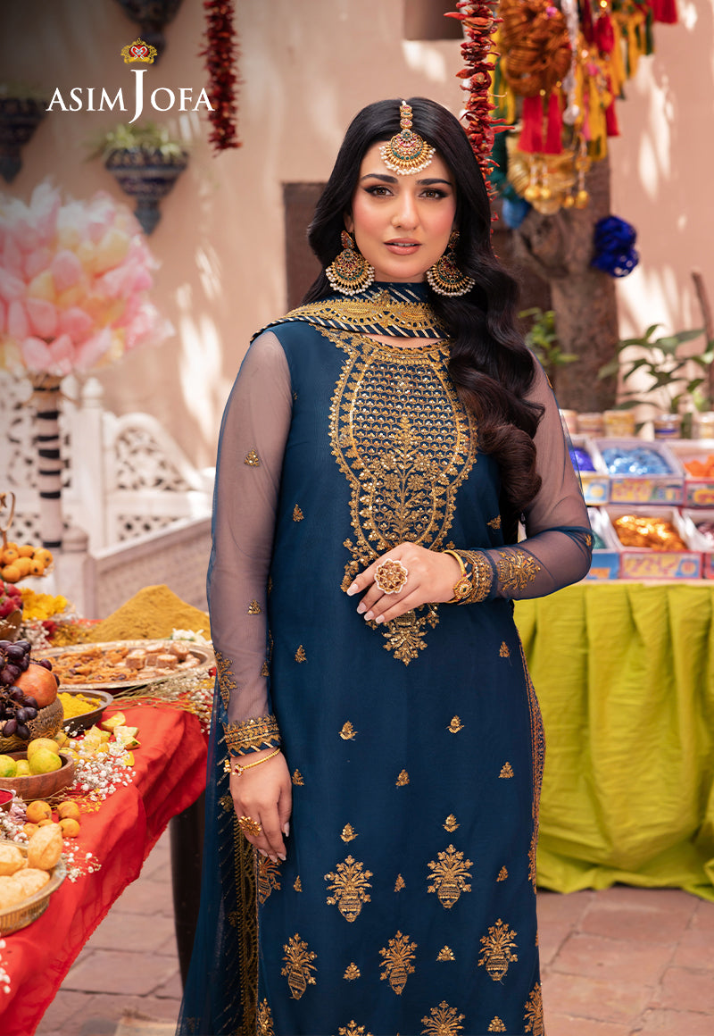 Asim Jofa | Pyaar Diyan Gallan Formals | AJEM-07 - Pakistani Designer Dress - by Asim Jofa | Type: Formal - 100% Original at Saira Sultan