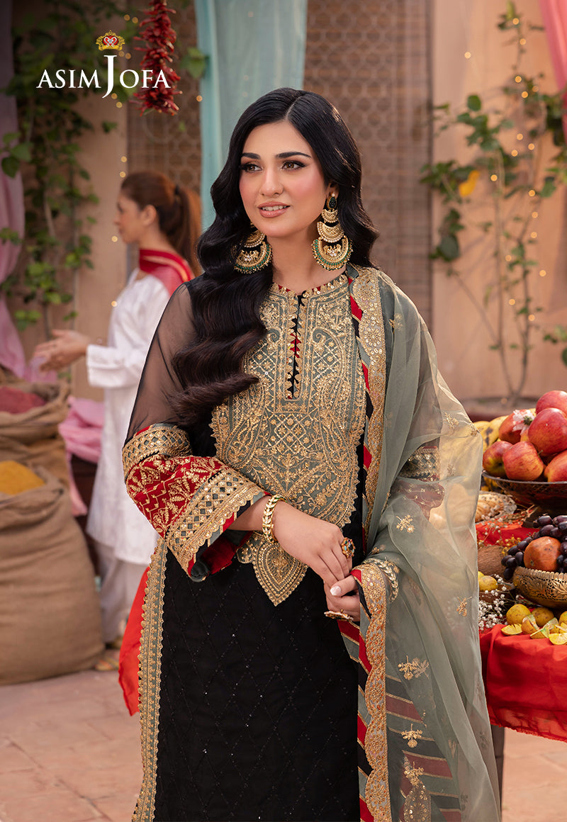 Asim Jofa | Pyaar Diyan Gallan Formals | AJEM-15 - Pakistani Designer Dress - by Asim Jofa | Type: Formal - 100% Original at Saira Sultan