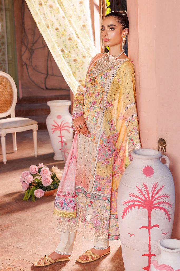 Rajbari | Exclusive Printkari 2024 | 3-B - Pakistani Designer Dress - by Rajbari | Type: Casuals - 100% Original at Saira Sultan
