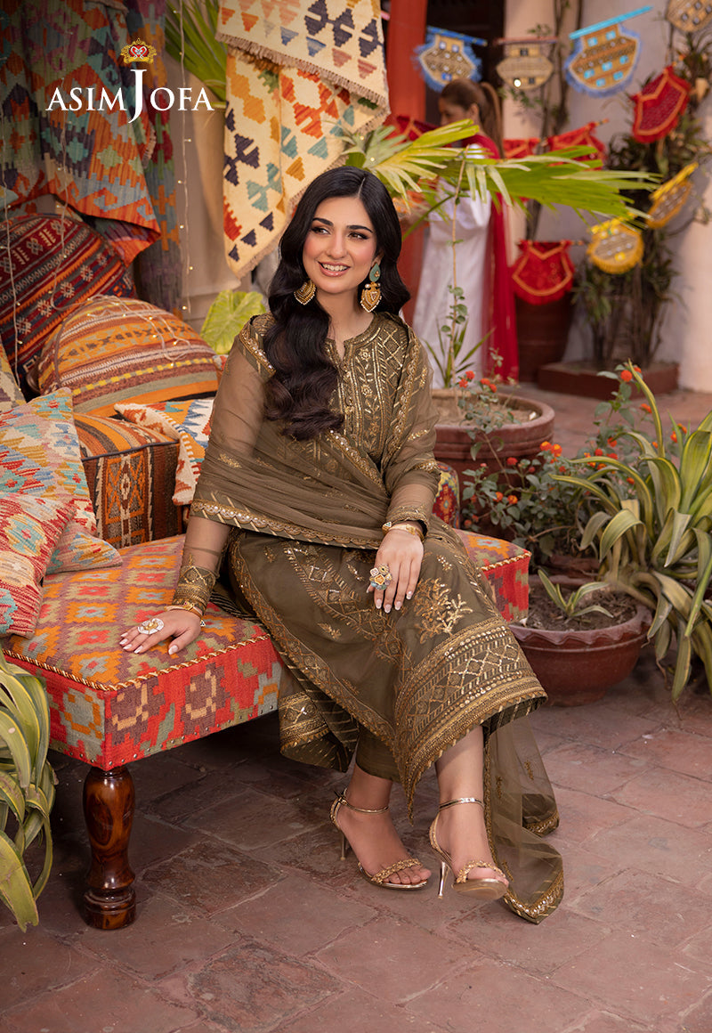 Asim Jofa | Pyaar Diyan Gallan Formals | AJEM-05 - Pakistani Designer Dress - by Asim Jofa | Type: Formal - 100% Original at Saira Sultan