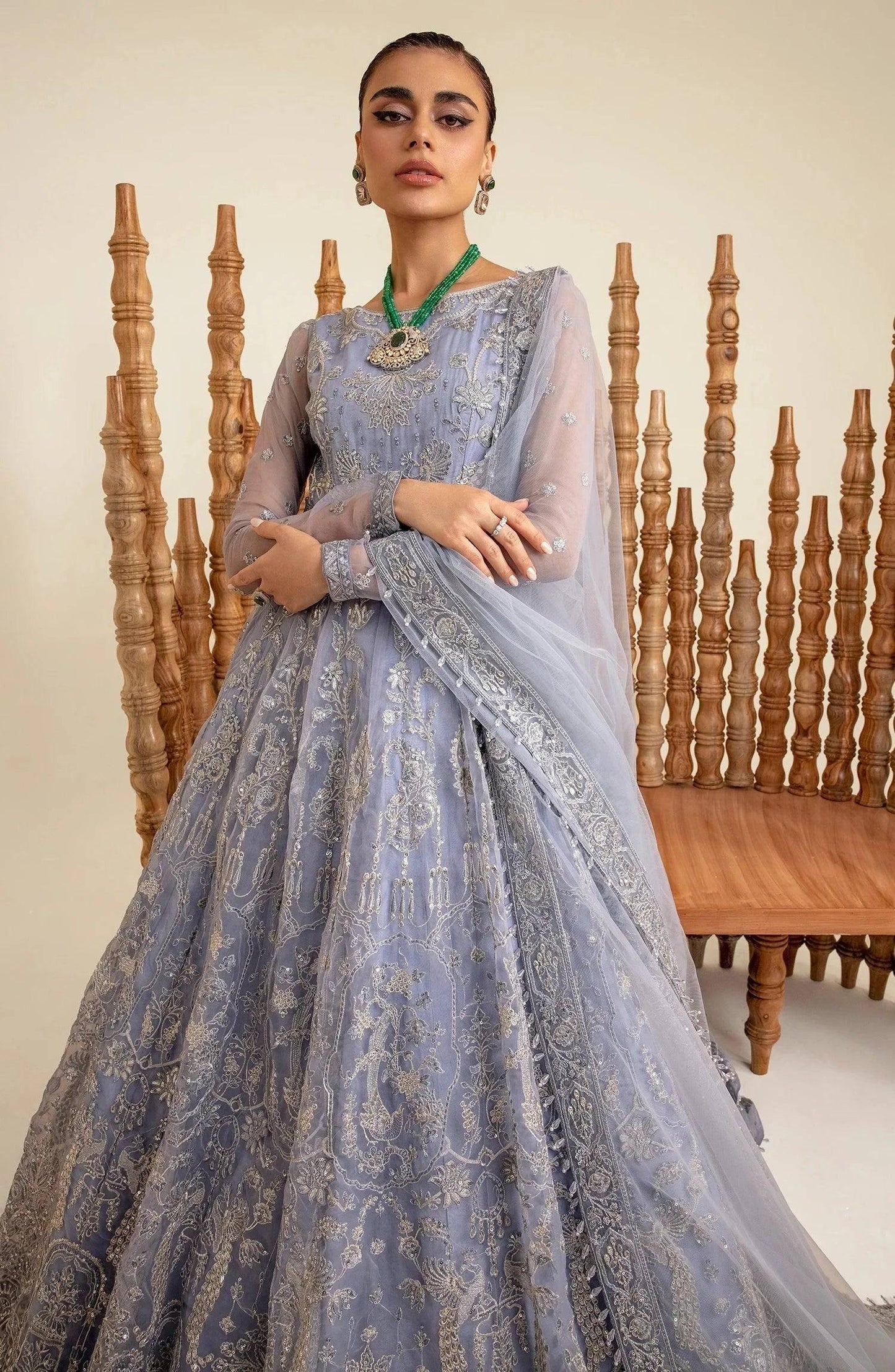 Maryum N Maria | The Brides 23 | Moons Reflection (MS23-540) - Pakistani Designer Dress - by Maryum N Maria | Type: Bridal - 100% Original at Saira Sultan