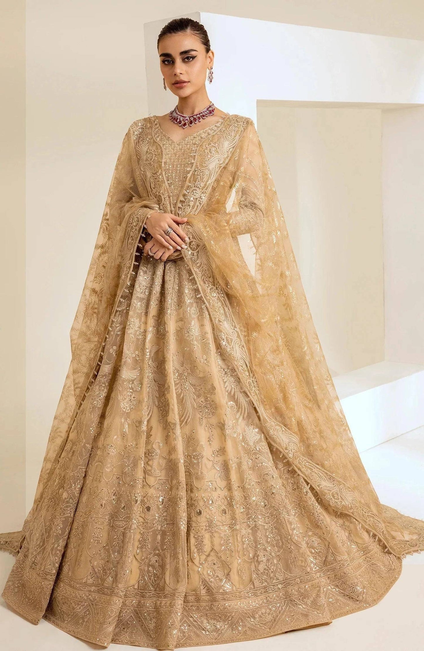 Maryum N Maria | The Brides 23 | Omega (MS23-537) - Pakistani Designer Dress - by Maryum N Maria | Type: Bridal - 100% Original at Saira Sultan