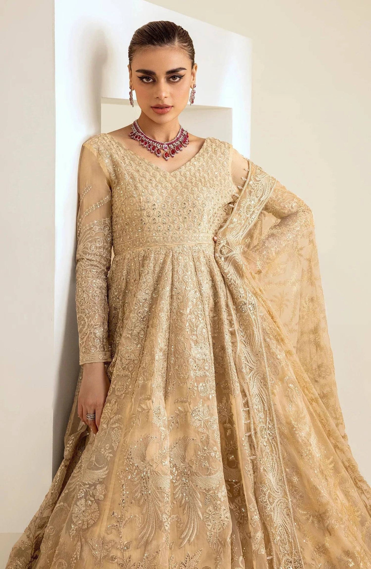 Maryum N Maria | The Brides 23 | Omega (MS23-537) - Pakistani Designer Dress - by Maryum N Maria | Type: Bridal - 100% Original at Saira Sultan
