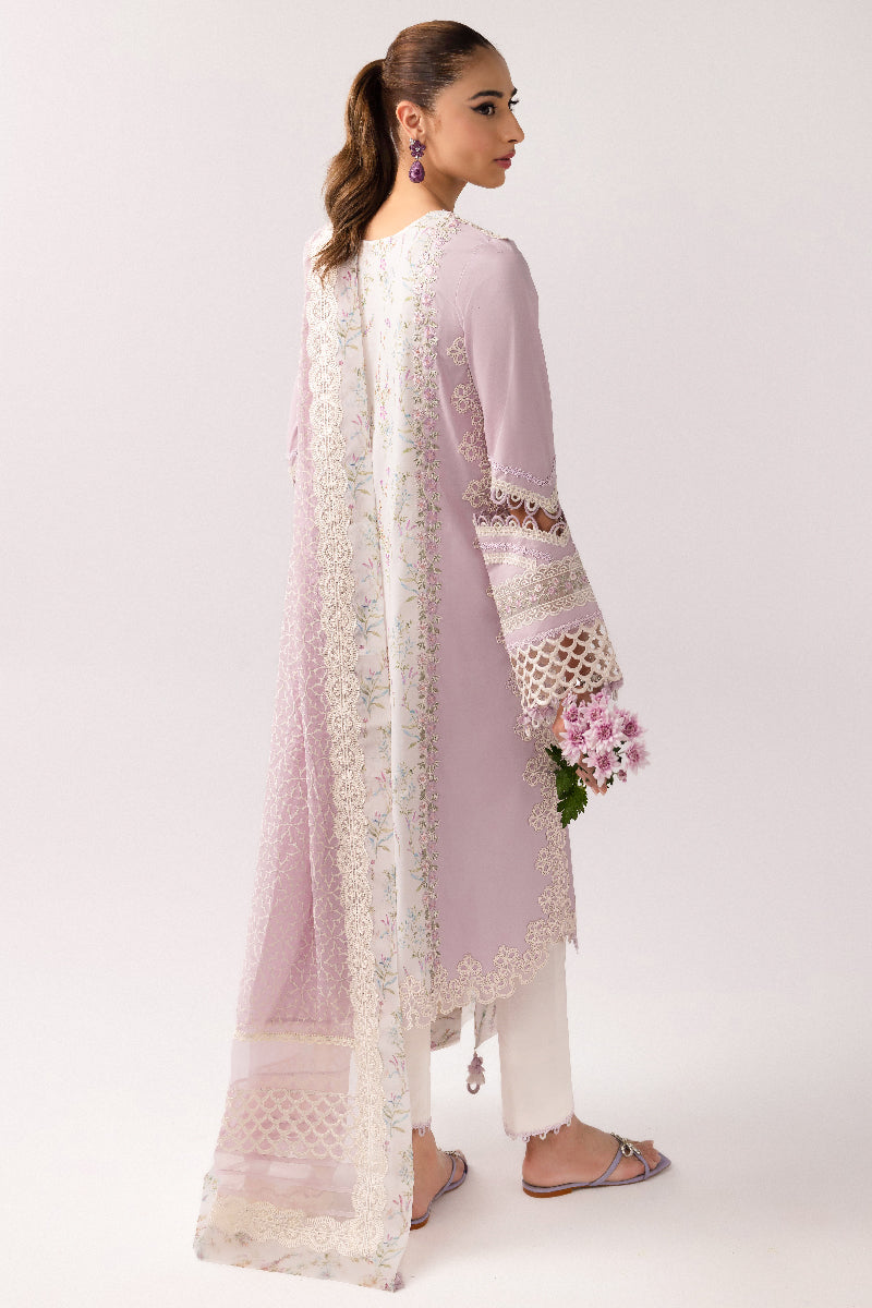 Qalamkar | Basic Pret 25 | KT-06 Zarina S Soft Lilac Lawn