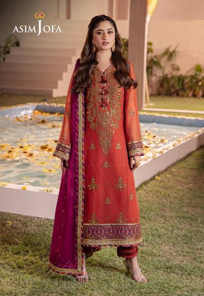 Asim Jofa | Dhanak Rang Collection | AJCF-24 - Pakistani Designer Dress - by Asim Jofa | Type: Formal - 100% Original at Saira Sultan
