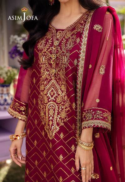 Asim Jofa | Dhanak Rang Collection | AJCF-01 - Pakistani Designer Dress - by asim | Type: Formal - 100% Original at Saira Sultan