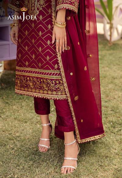 Asim Jofa | Dhanak Rang Collection | AJCF-01 - Pakistani Designer Dress - by asim | Type: Formal - 100% Original at Saira Sultan