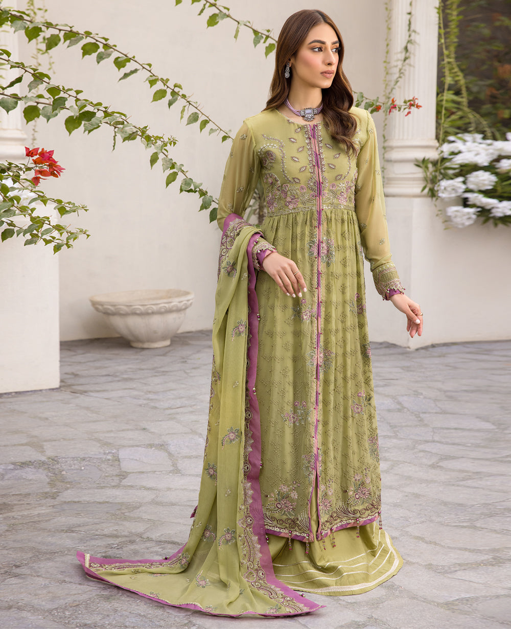 Xenia Formals | Raahi Luxury Formals | FUSEELAH - Pakistani Designer Dress - by Xenia Formals | Type: Formal - 100% Original at Saira Sultan