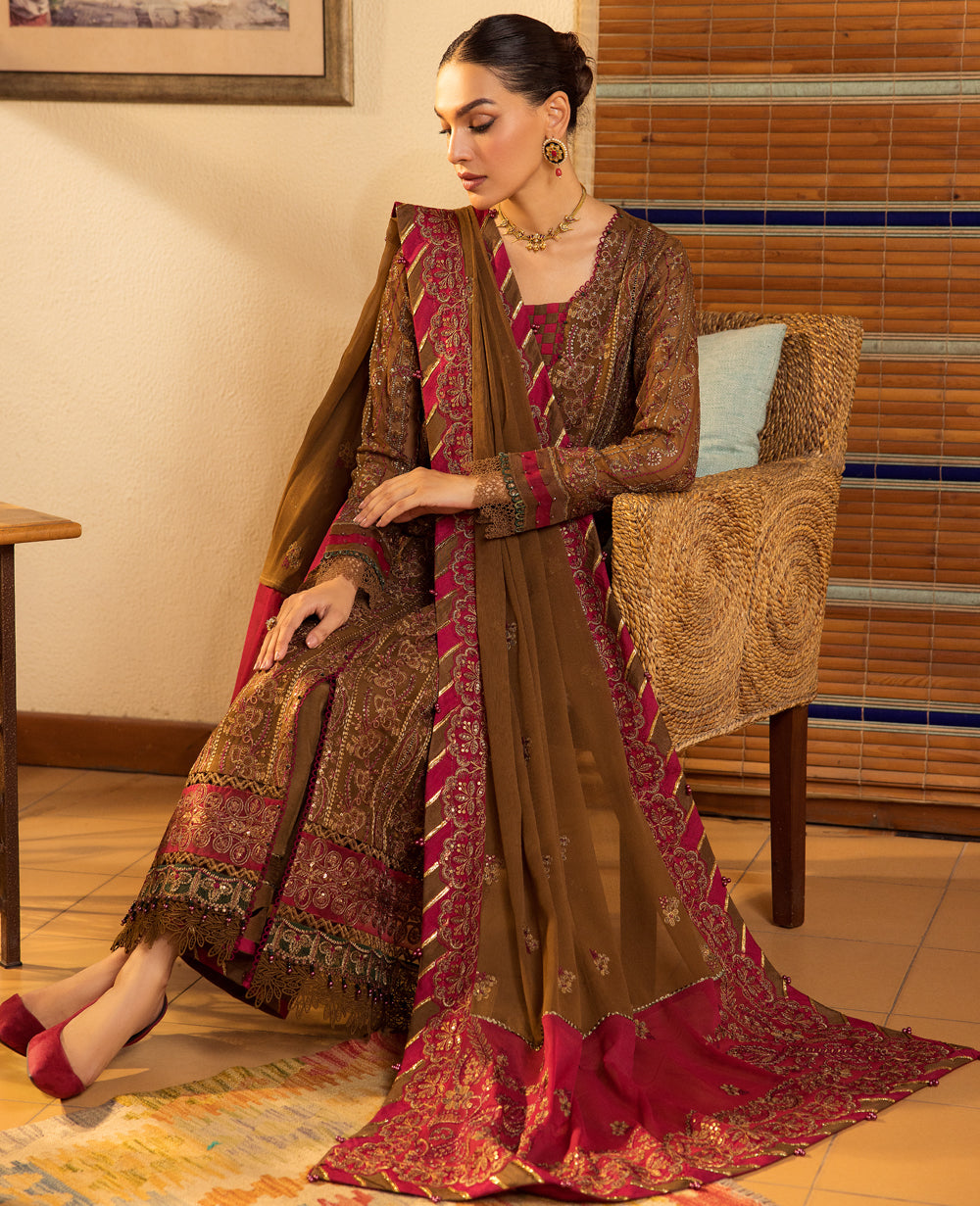 Xenia Formals | Raahi Luxury Formals | ENRICA - Pakistani Designer Dress - by Xenia Formals | Type: Formal - 100% Original at Saira Sultan