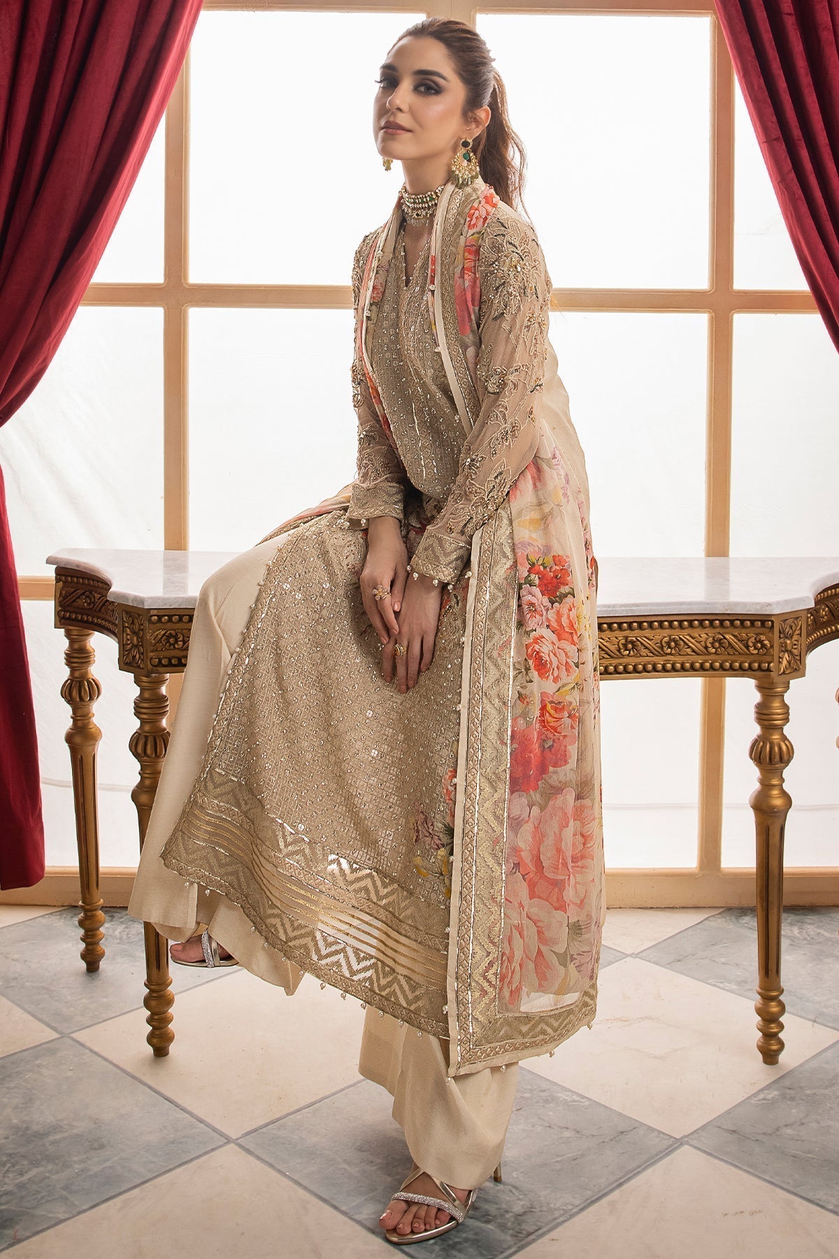 Charizma | Dastan e Jashan | DJW4-05 - Pakistani Designer Dress - by Charizma | Type: Formal - 100% Original at Saira Sultan