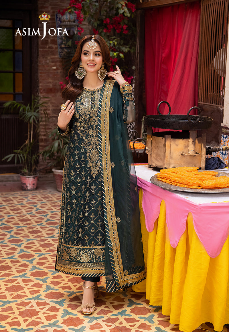 Asim Jofa | Pyaar Diyan Gallan Formals | AJEM-25 - Pakistani Designer Dress - by Asim Jofa | Type: Formal - 100% Original at Saira Sultan