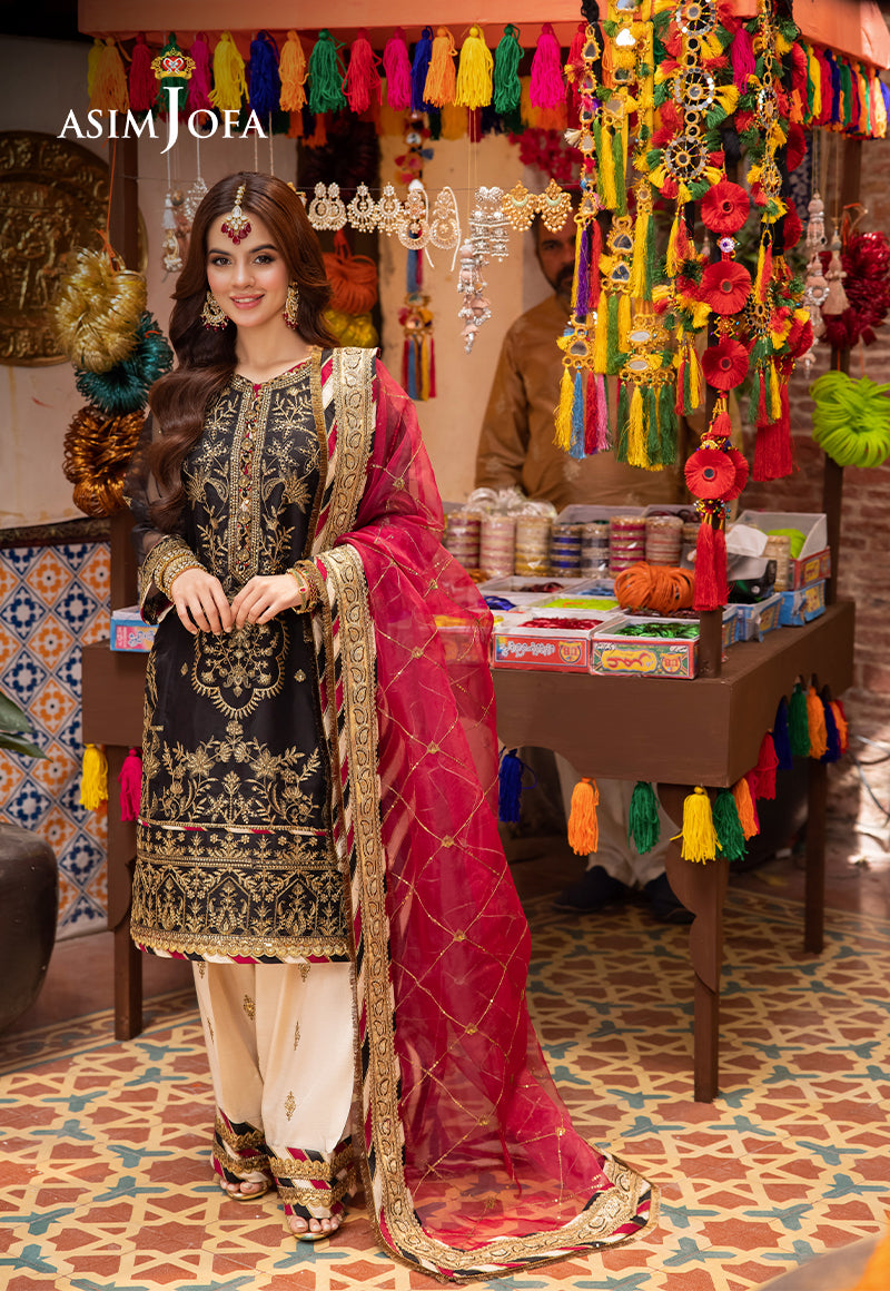 Asim Jofa | Pyaar Diyan Gallan Formals | AJEM-14 - Pakistani Designer Dress - by Asim Jofa | Type: Formal - 100% Original at Saira Sultan