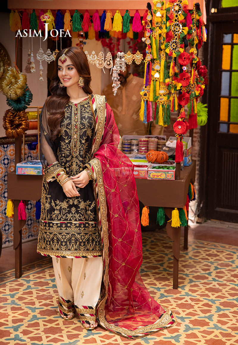 Asim Jofa | Pyaar Diyan Gallan Formals | AJEM-14 - Pakistani Designer Dress - by Asim Jofa | Type: Formal - 100% Original at Saira Sultan