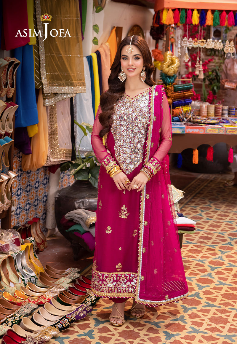 Asim Jofa | Pyaar Diyan Gallan Formals | AJEM-03 - Pakistani Designer Dress - by Asim Jofa | Type: Formal - 100% Original at Saira Sultan