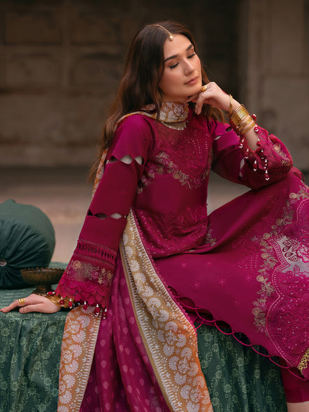 Parishay | Matsani Luxury Lawn 25 | MI - 01 M Magenta Lawn