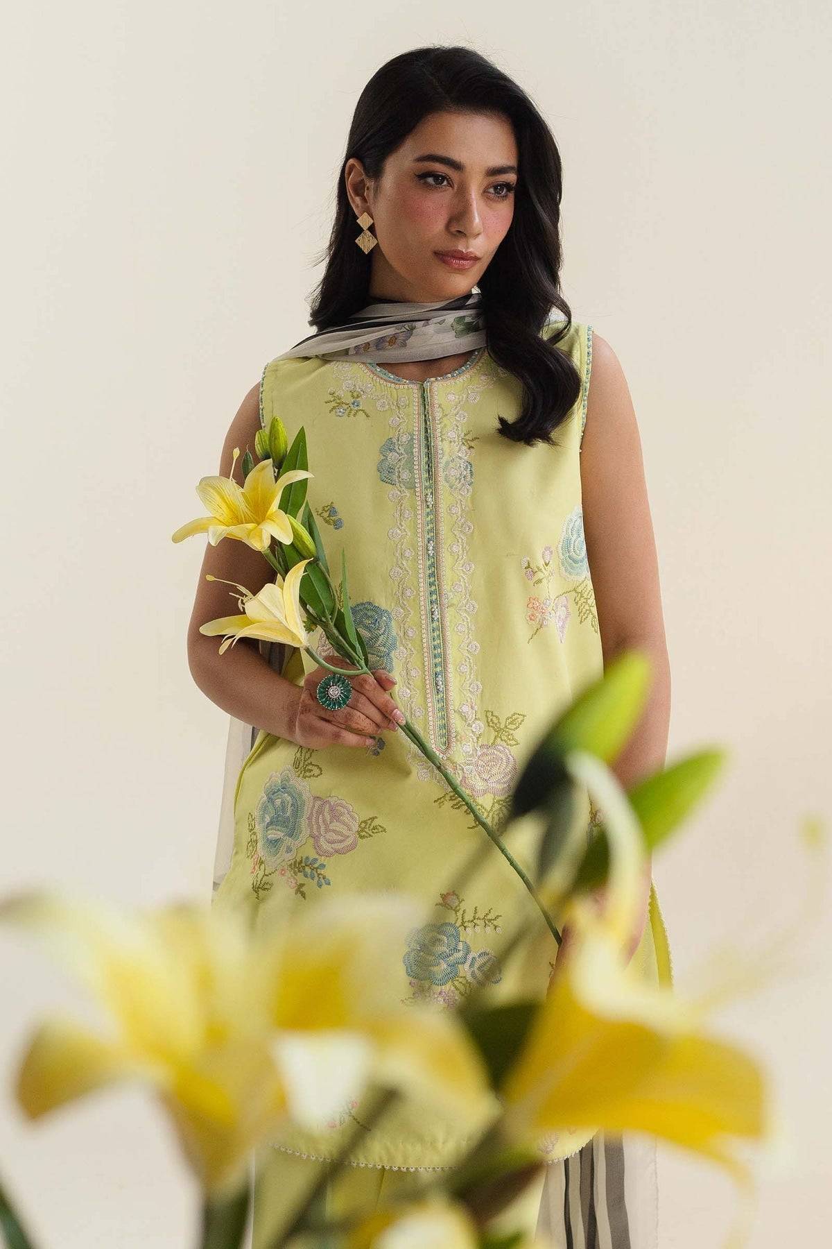 Zara Shahjahan | Coco Lawn Vol 2 | MIREA-3A - Pakistani Designer Dress - by Zara Shahjahan | Type: Luxury - 100% Original at Saira Sultan