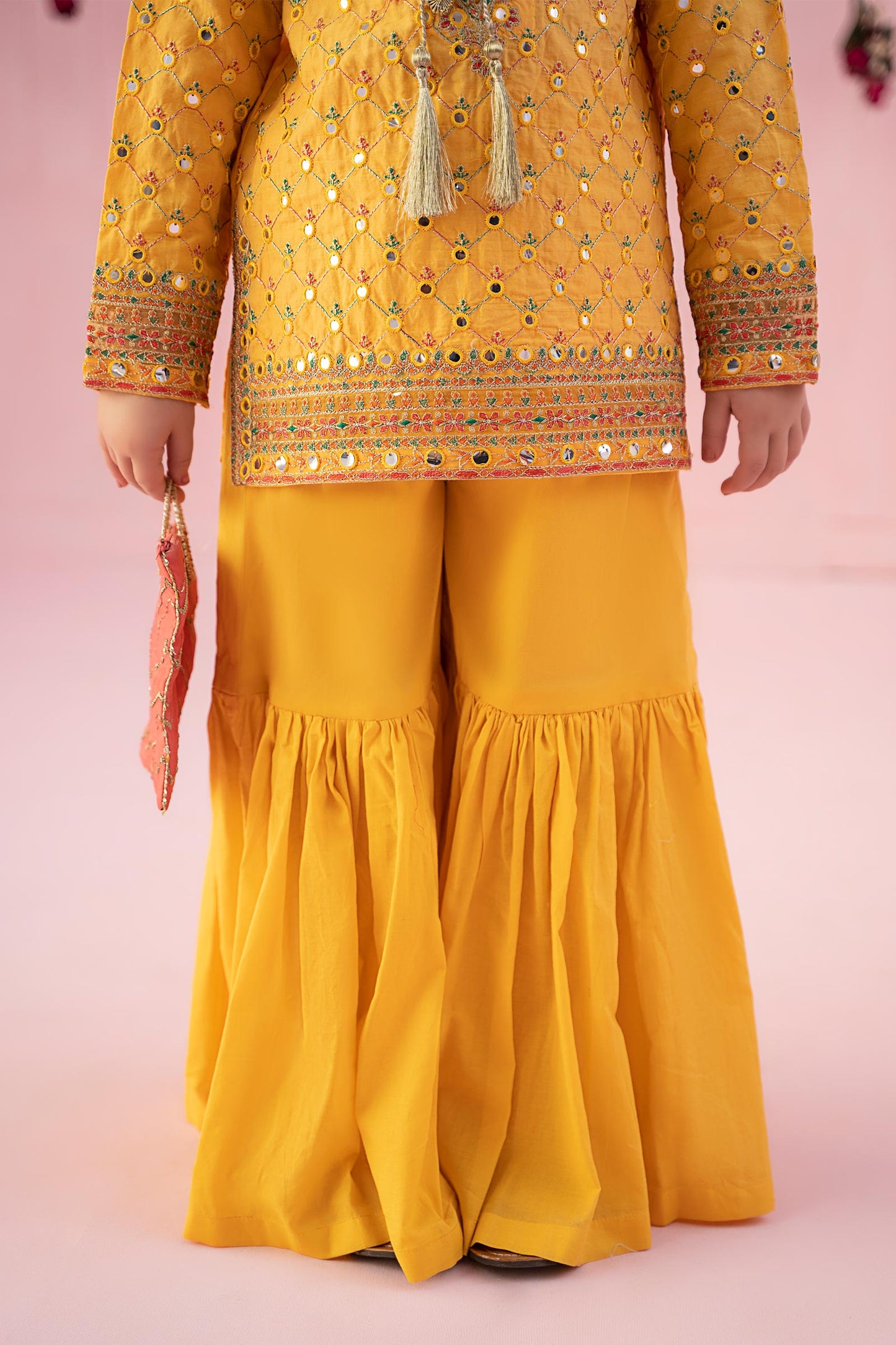 Maria B | 3 Piece Embroidered Lawn Suit | MKD-EF24-09 8-Jun Yellow