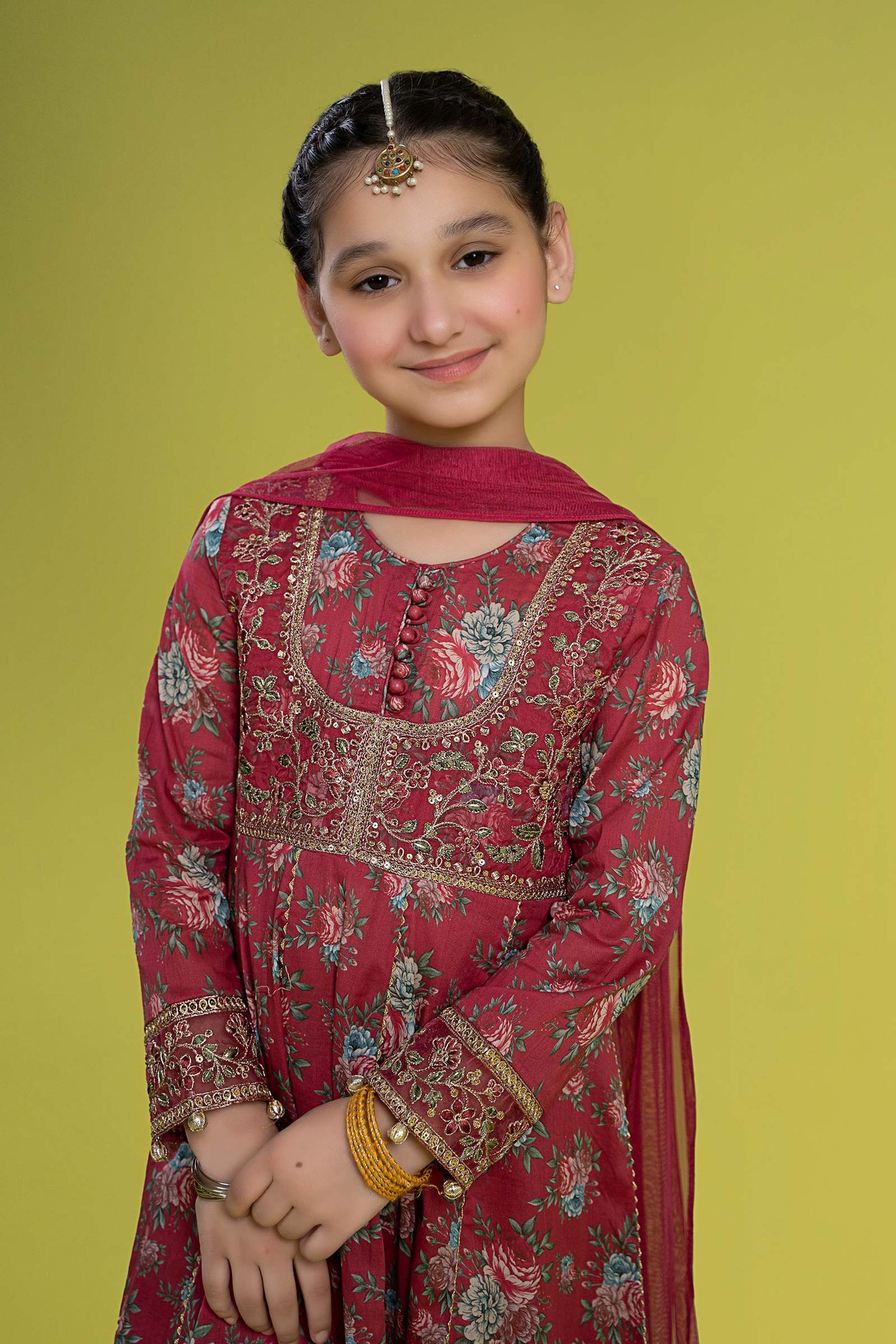 Maria B | 3 Piece Embroidered Lawn Suit | MKD-EF24-32 6-Apr Pink