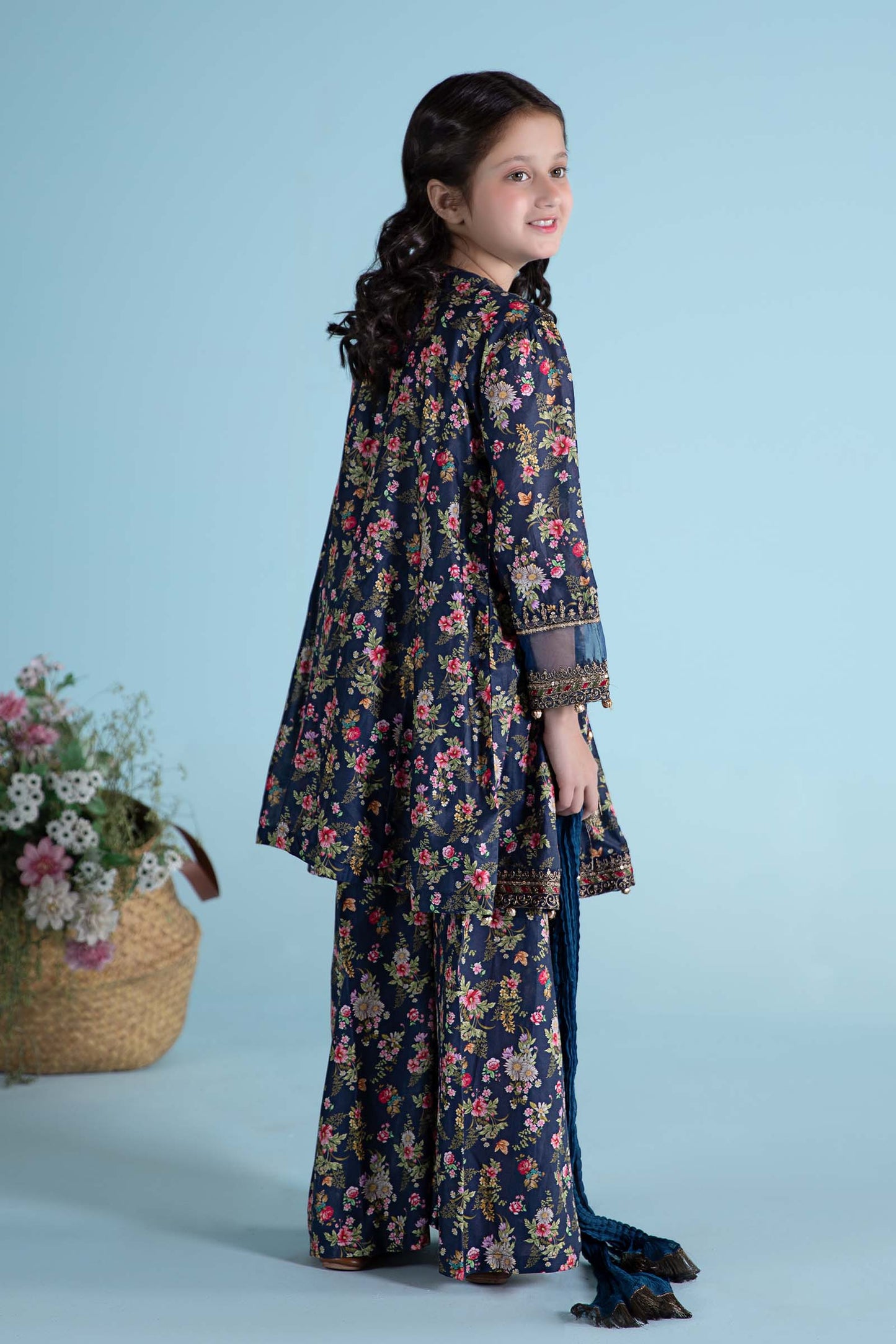 Maria B | 3 Piece Printed Lawn Suit | MKD-EA24-21