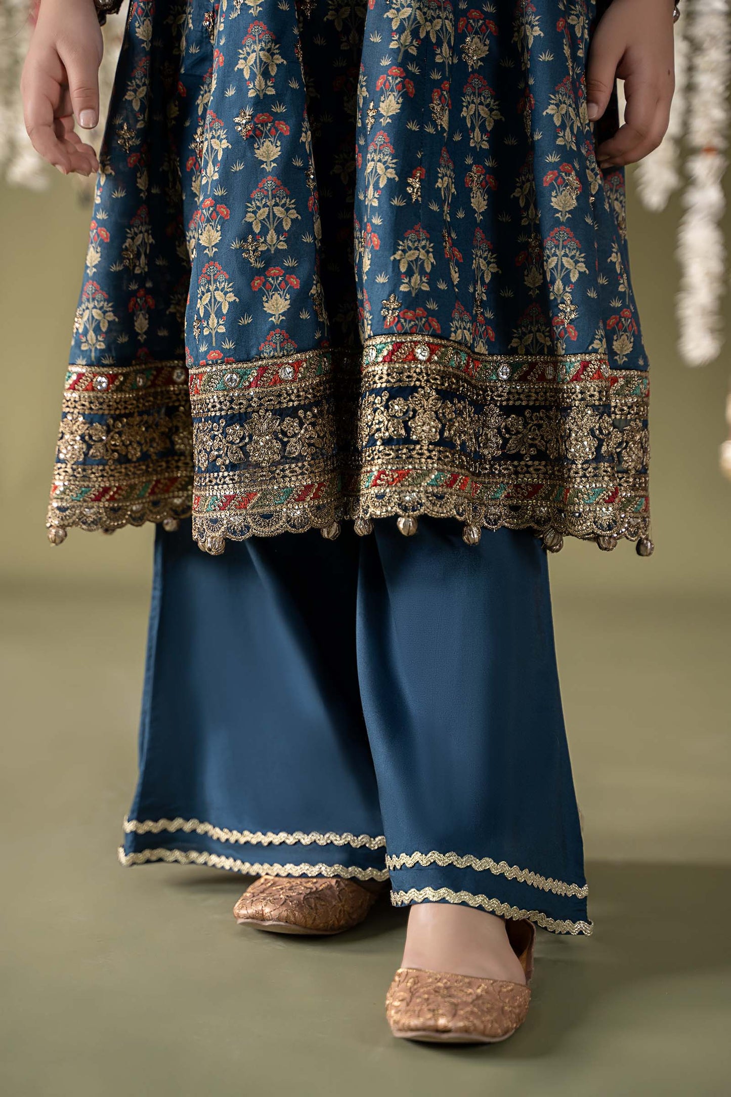 Maria B | 3 Piece Embroidered Lawn Suit | MKD-EF25-05 14-Dec Blue