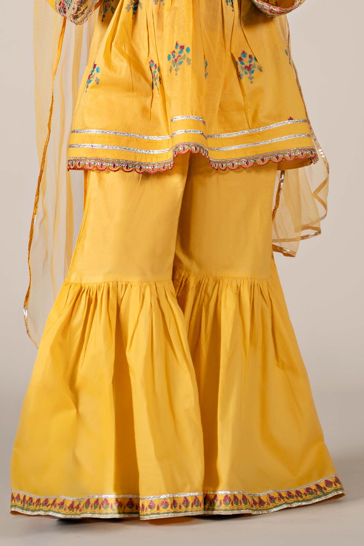 Maria B | 3 Piece Embroidered Lawn Suit | MKD-EF25-15 10-Aug Yellow