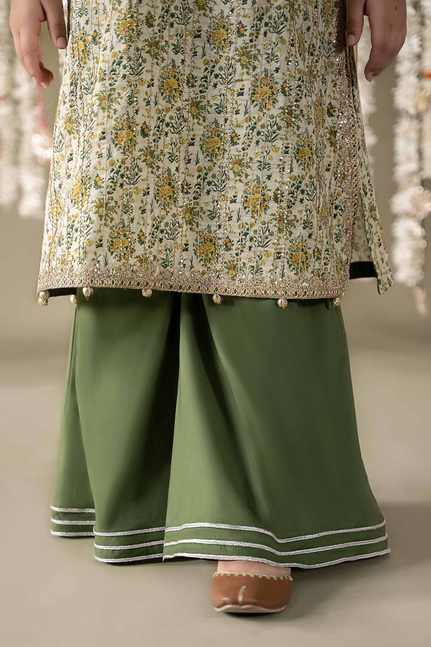 Maria B | 3 Piece Embroidered Lawn Suit | MKD-EF25-27 10-Aug Green