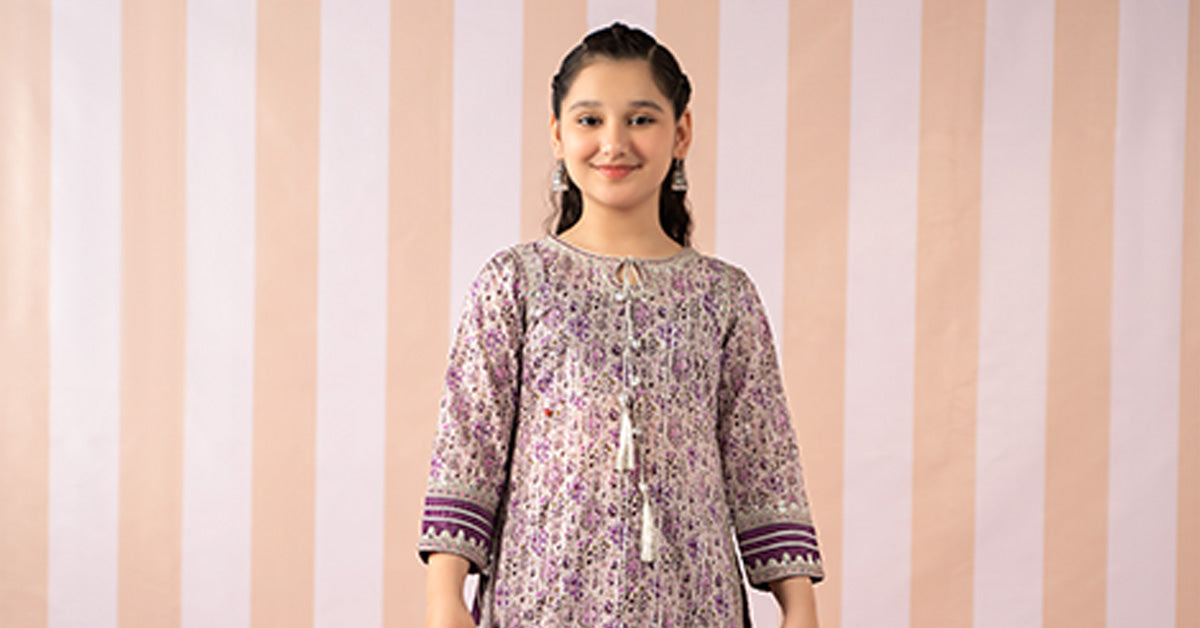 Maria B | 3 Piece Embroidered Lawn Suit | MKD-EF25-27 14-Dec Purple