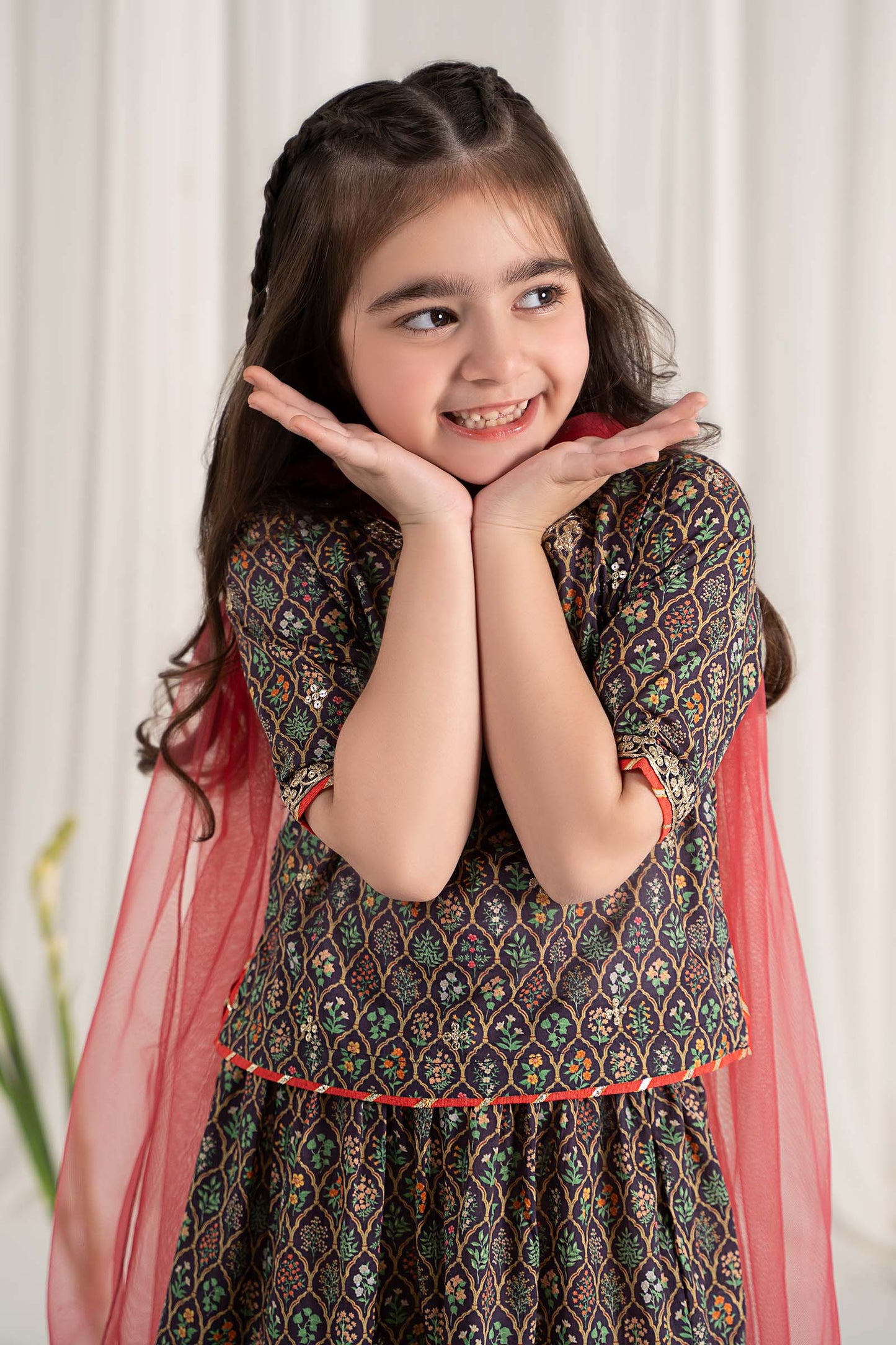Maria B | 3 Piece Printed Lawn Suit | MKD-EF25-30 14-Dec Blue