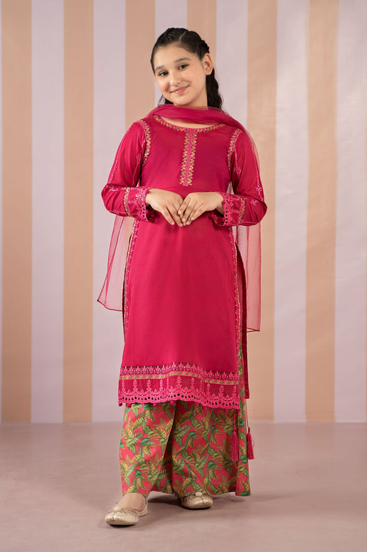 Maria B | 2 Piece Printed Lawn Suit | MKD-EF25-67 4-Feb Pink