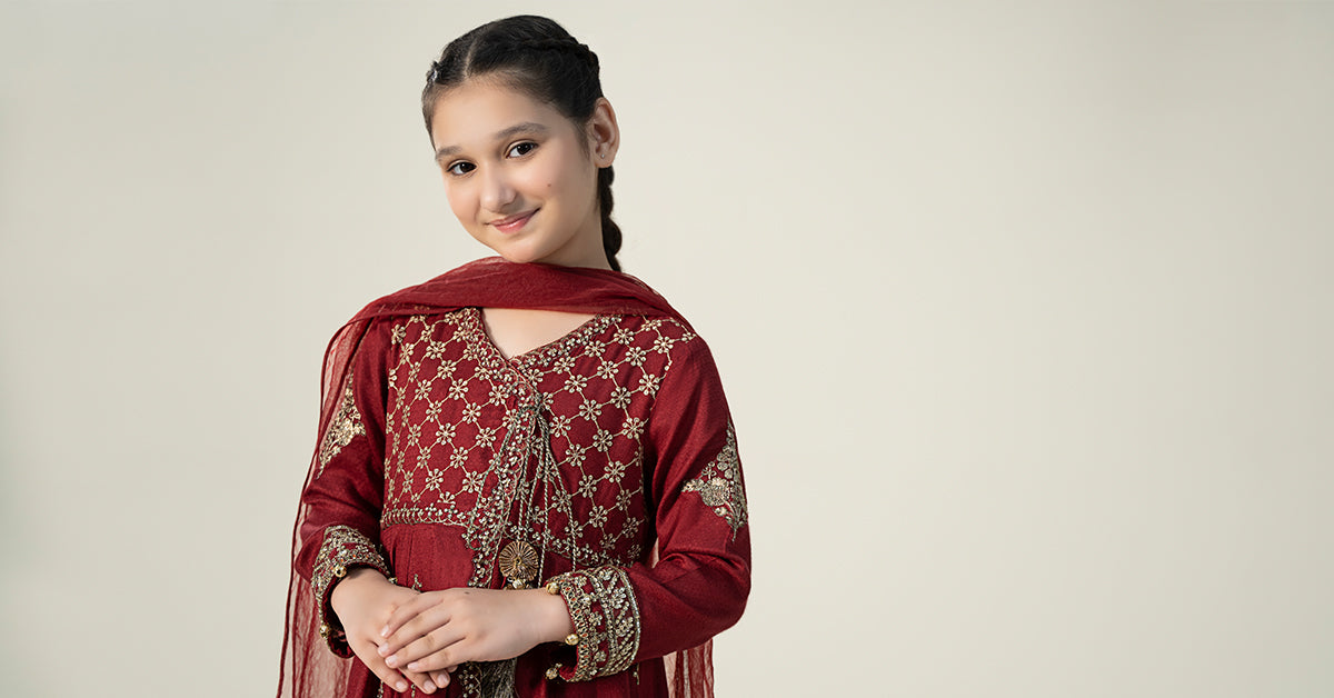 Maria B | 3 Piece Embroidered Linen Suit | MKD-W24-02